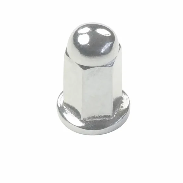 Tuerca de lujo CILINDROS M6 baja (salida escape) paquete x 5