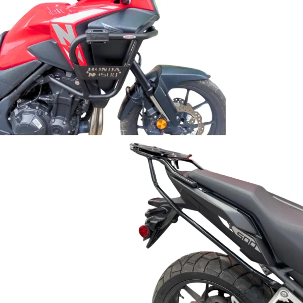 Kit Defensa alta mas Parrilla - Honda NX500