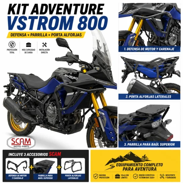 Kit Adventure VStrom 800 DE 2024 En Adelante