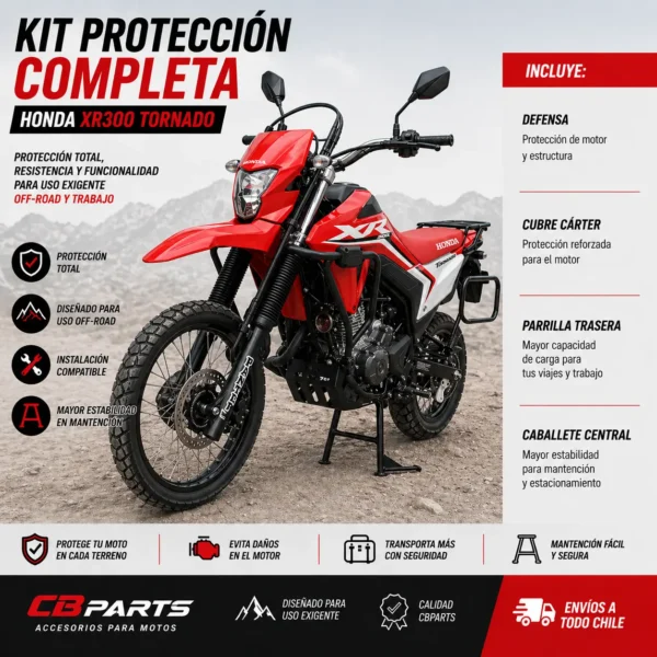 Kit Protección Honda XR300 Tornado