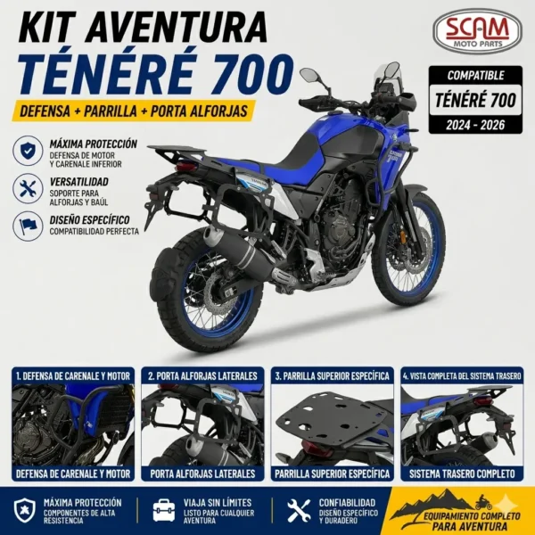 Kit Adventure Tenere 700 2024 En Adelante