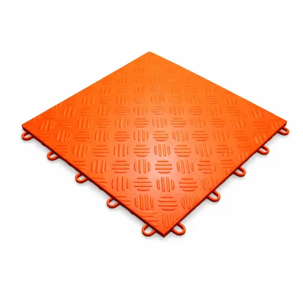 Piso Plastico Modular Sellado Color Naranja Limpia Facil 33Cm X 33Cm X1.6Cm | IMBRA Piso