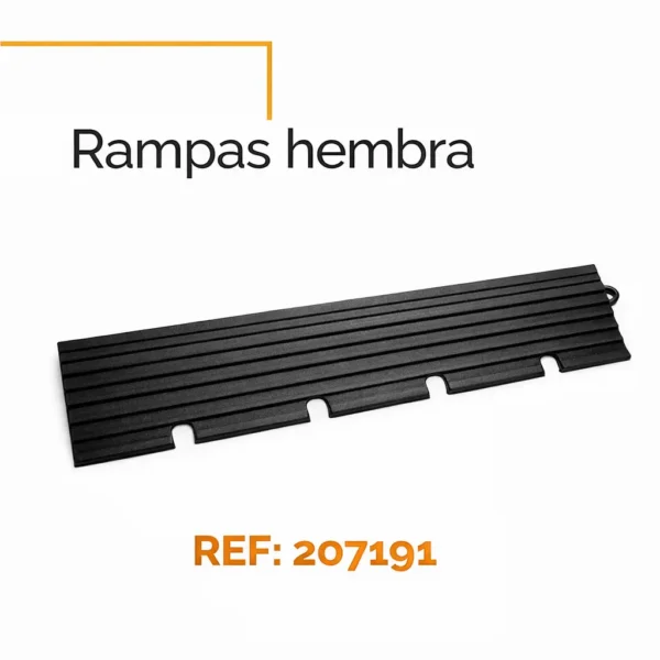 Rampa Plastica Modular 33Cm X 8Cm X 1.6Cm Hembra | Piso IMBRA